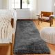 Soft Grey Textured Hall Mat